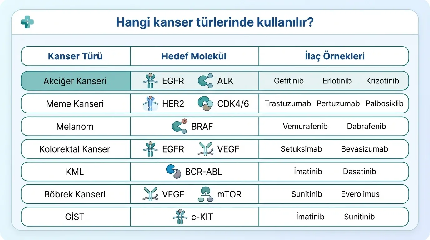 Hedefe Yönelik Tedavilerde Biyobelirteç Testleri görsel özeti