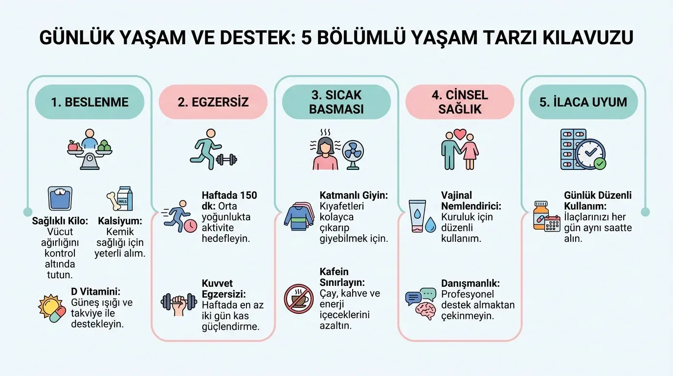 Hormon Tedavisi, Doğurganlık, Menopoz ve Cinsellik görsel özeti