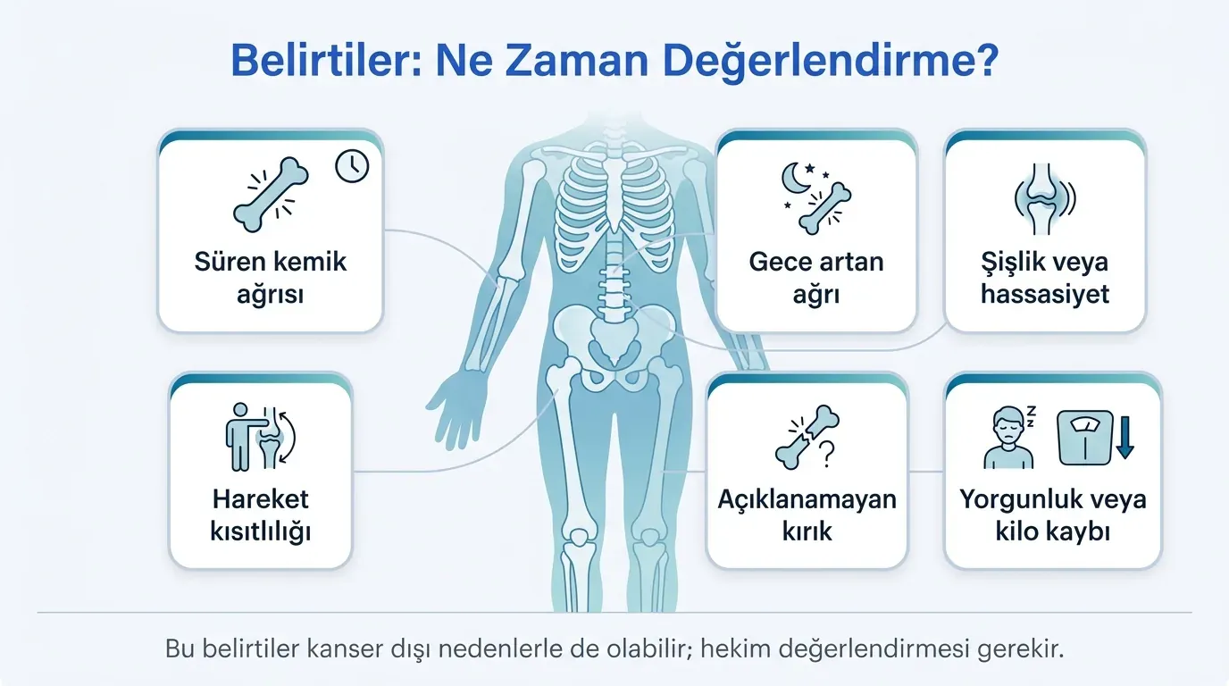 Kemik Kanseri Belirtileri görsel özeti