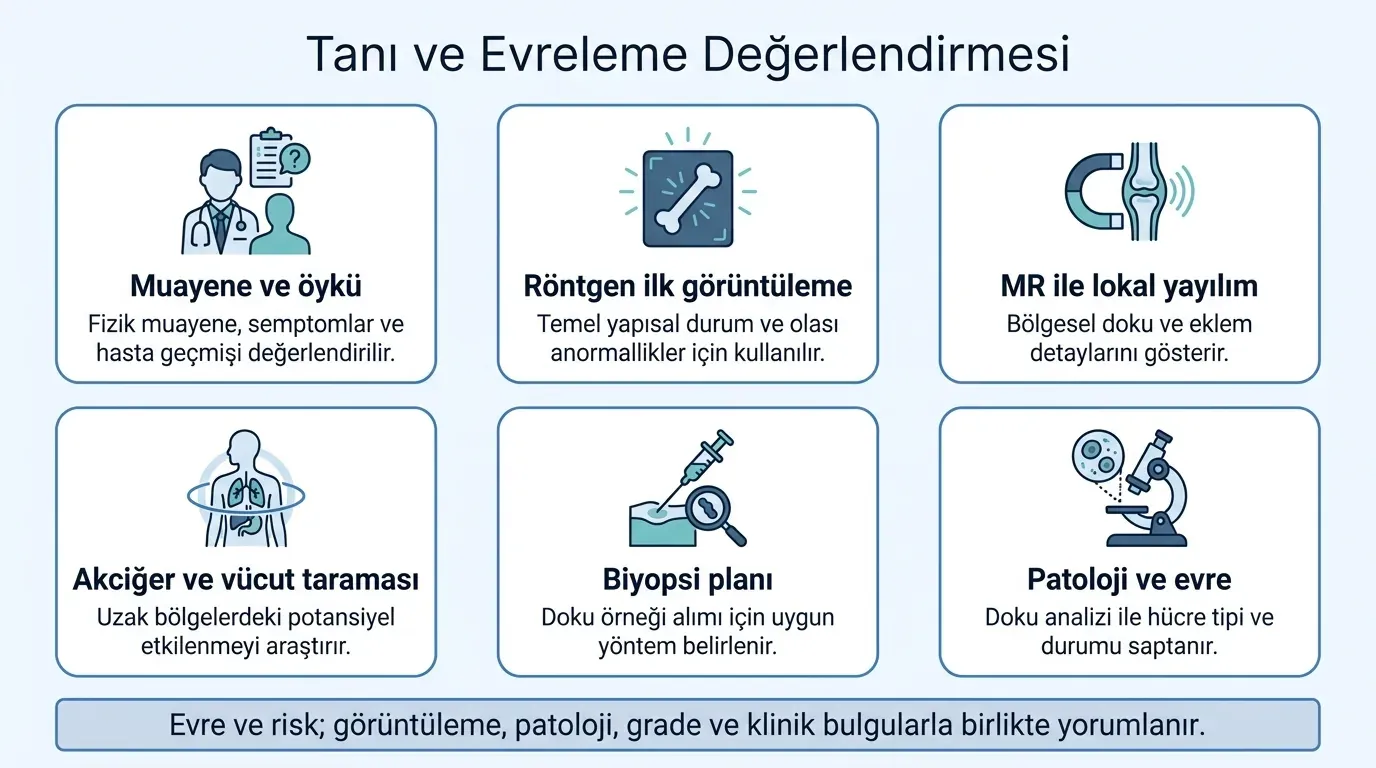 Kemik Kanseri Tanı ve Evreleme görsel özeti