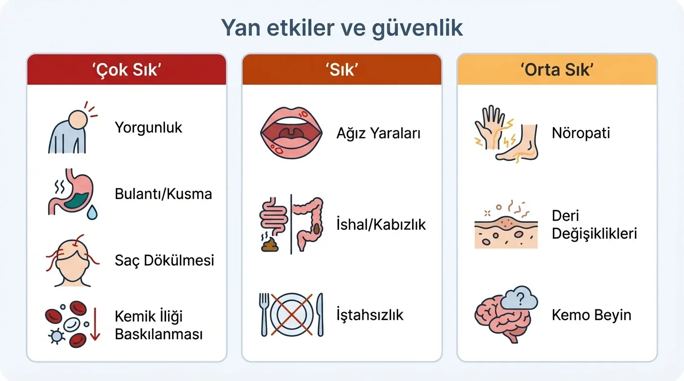 Kemoterapi Yan Etkileri görsel özeti